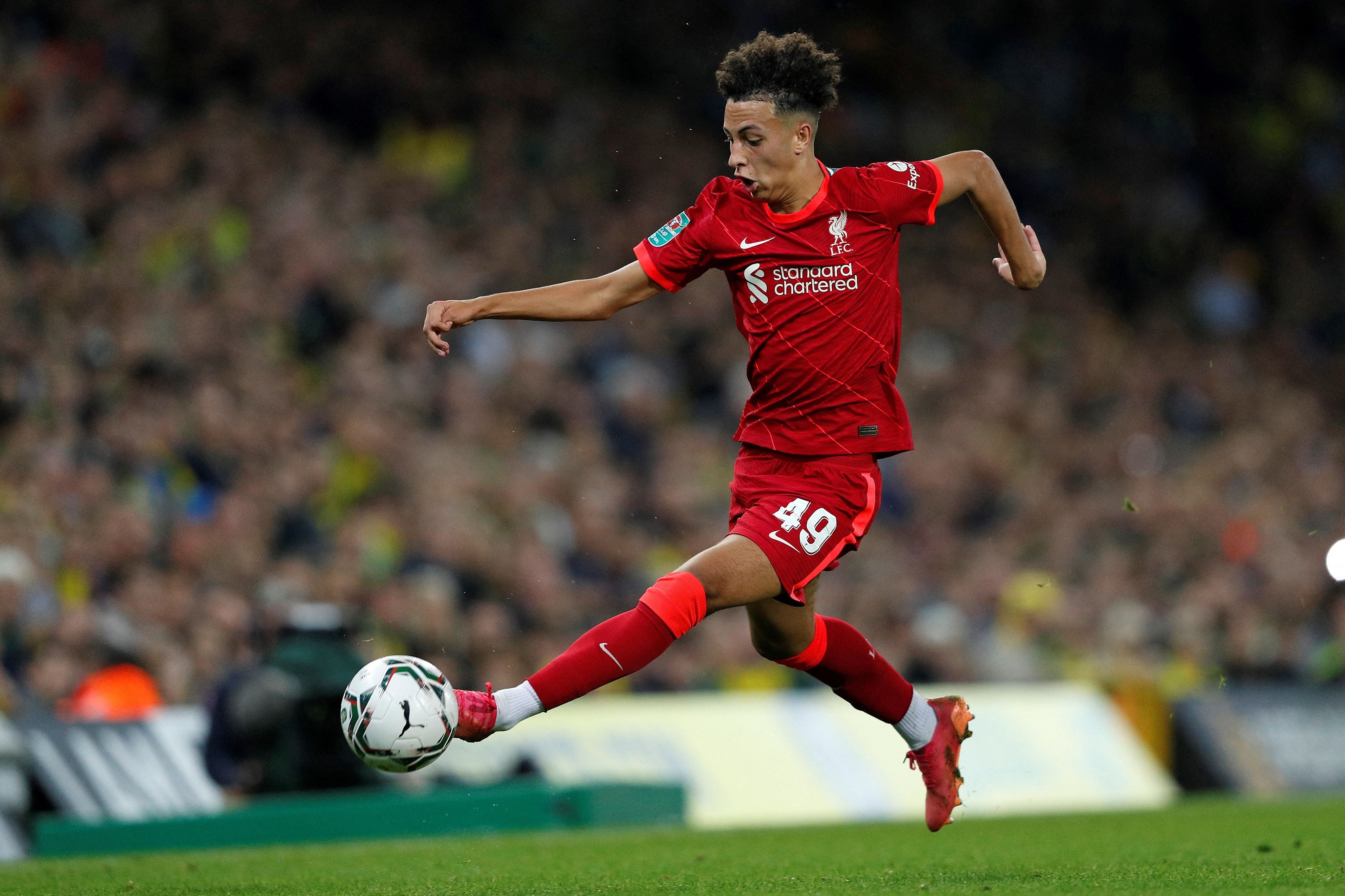 Liverpool youngster Kaide Gordon faces another injury setback. 