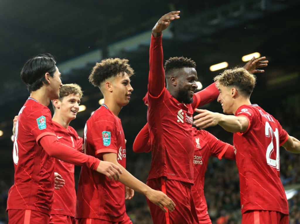 Norwich vs Liverpool LIVE: Carabao Cup result, final score and reaction tonight