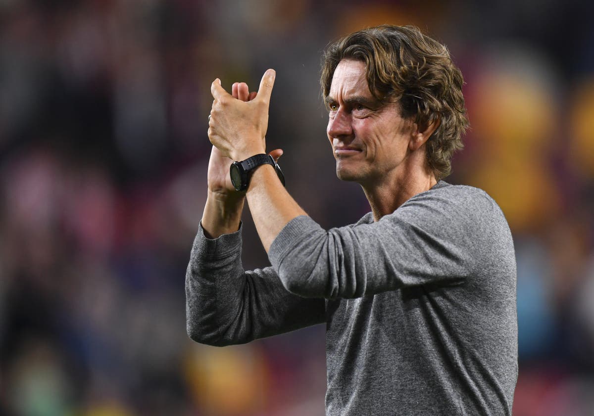 Brentford boss Thomas Frank gives four-goal Marcus Forss &lsquo;10 out of 10&prime;