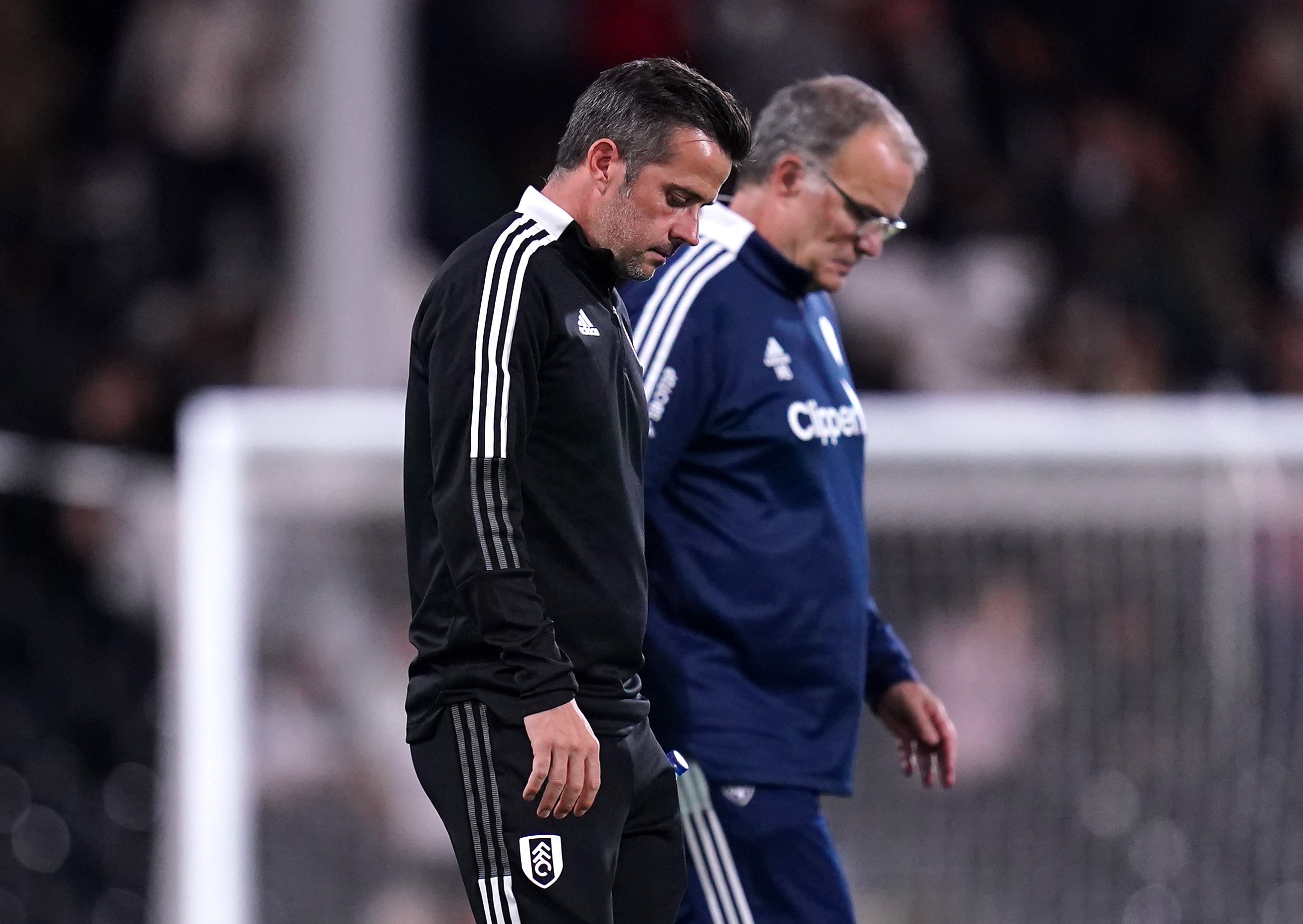 Marcelo Bielsa admitted it was a difficult night (Andrew Matthews/PA)