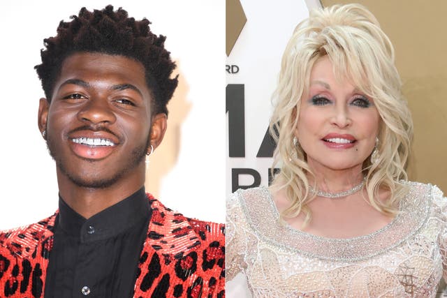 <p>Lil Nas X and Dolly Parton</p>
