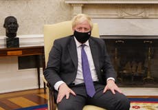 Boris Johnson tells Emmanuel Macron to ‘get a grip’ and ‘donnez-moi un break’ over defence pact