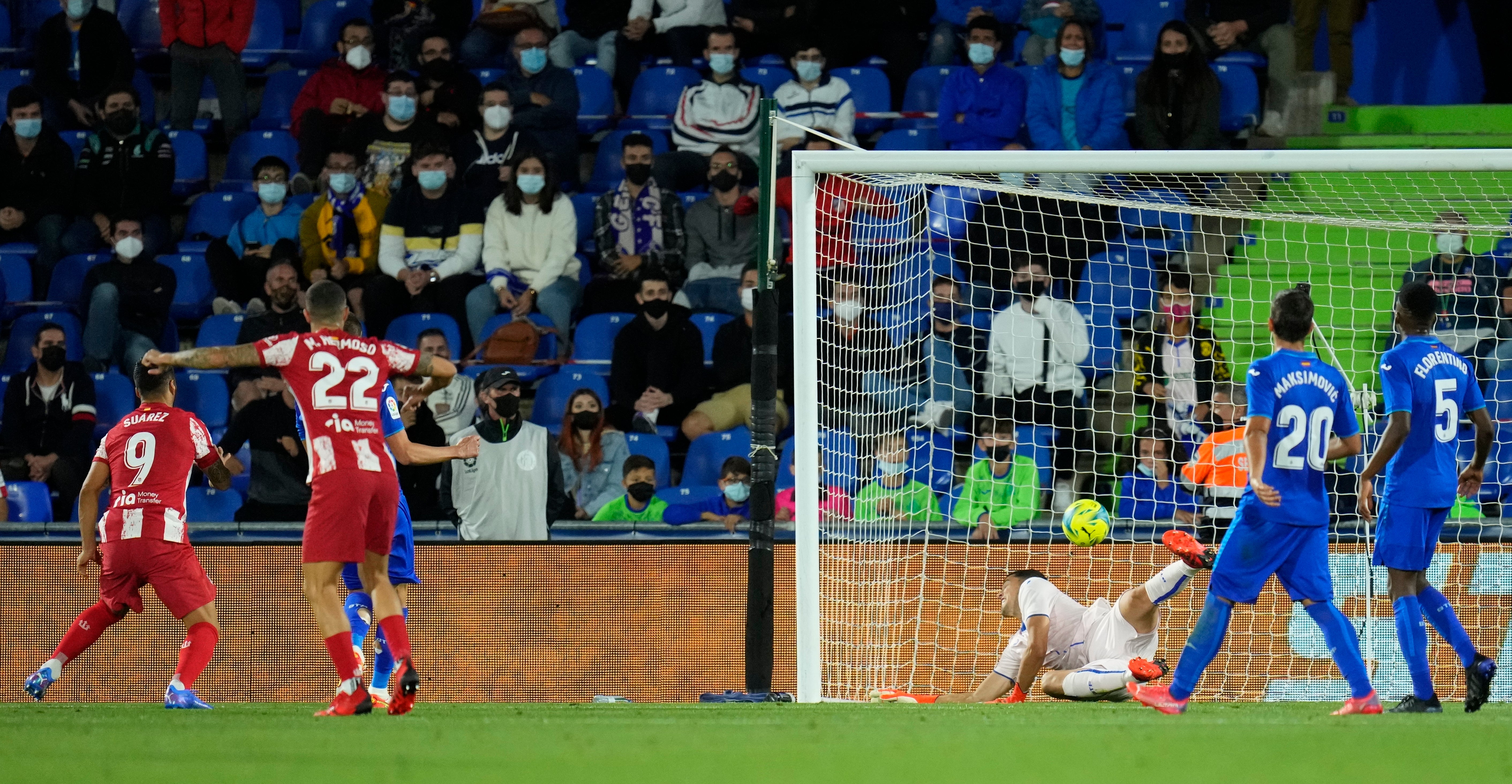 Luis Suarez rescued his side against LaLiga strugglers Getafe (Manu Fernandez/AP)