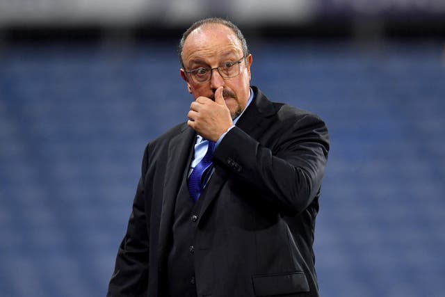 Rafael Benitez said Everton were not good enough (Anthony Devlin/PA)