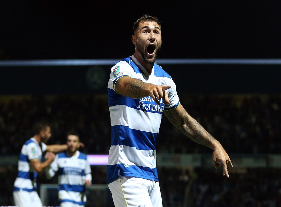 Charlie Austin scored twice for QPR against Everton (Nigel French/PA).