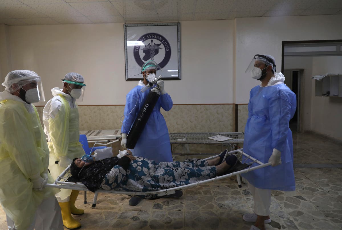 Ravaged by war, Syrian rebel area struggles with virus surge