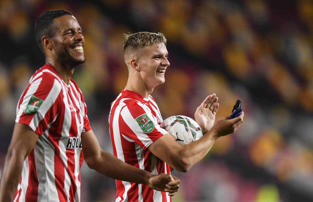 Brentford striker Marcus Forss seeks more minutes after netting four in Carabao Cup win