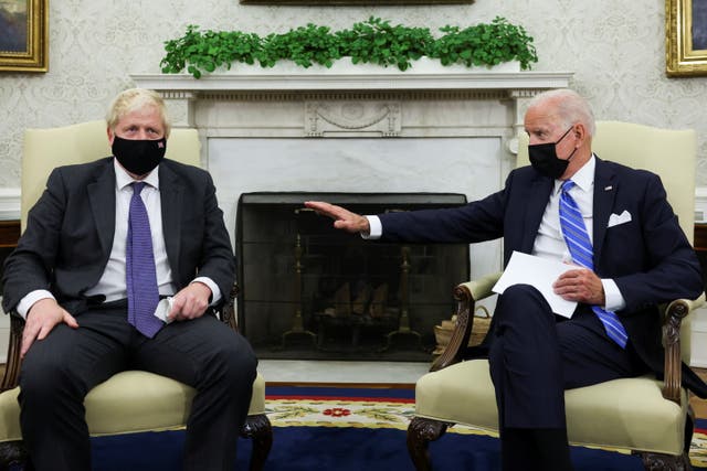 Biden and Johnson