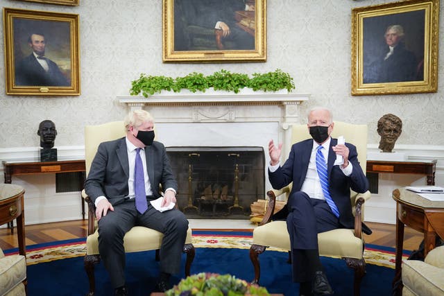 <p>The prime minister meets US president Joe Biden</p>
