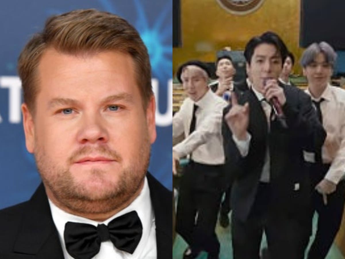 James Corden under fire after referring to the BTS fanbase as ‘15-year ...