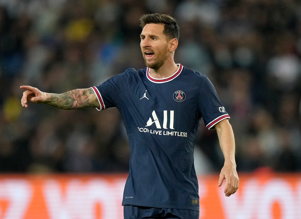 Lionel Messi left out of the Paris St Germain squad as he battles a knee injury