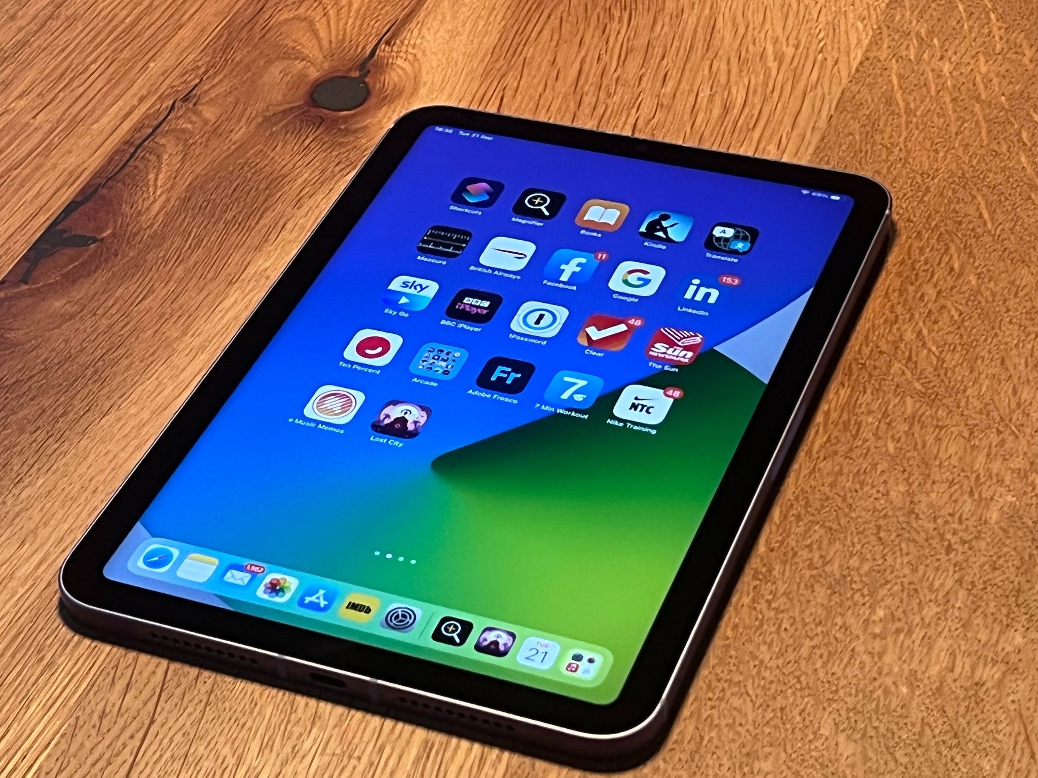 Although the dimensions of the new iPad are smaller than its predecessor, the screen display size has grown from 7.9in to 8.3in