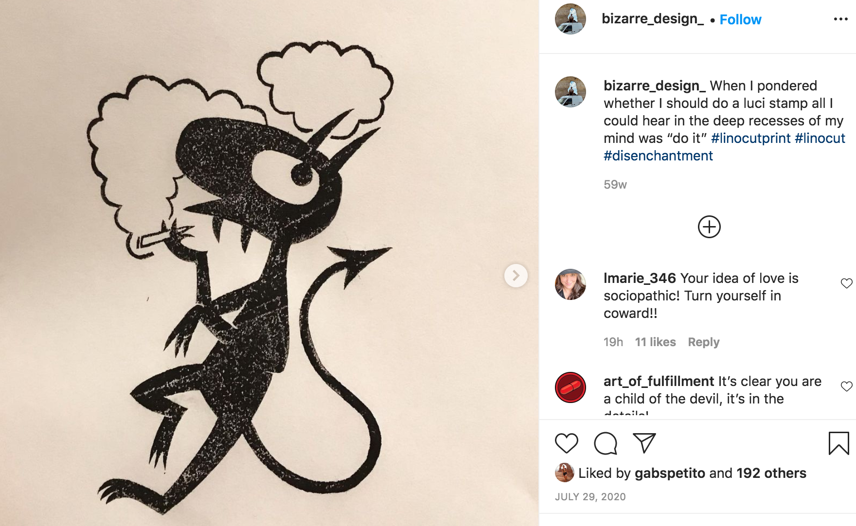 Mr Laundrie posted dozens of his own drawings to Instagram