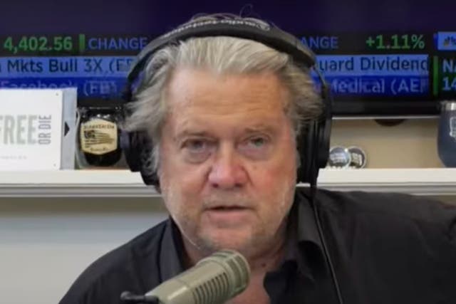 <p>Steve Bannon admitted that he helped plan the Trump rally on day of Capitol riot</p>