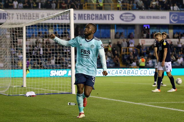 Ademola Lookman opened the scoring for Leicester (Steven Paston/PA)