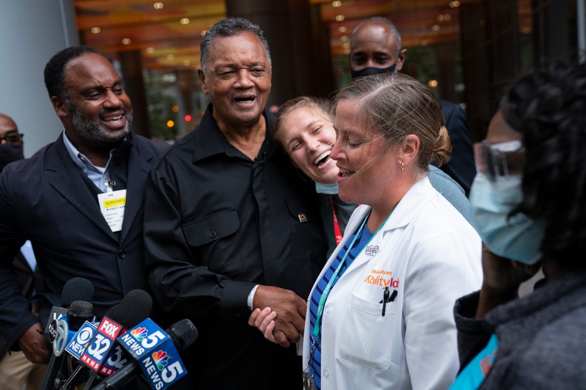 Jackson released from Chicago facility after COVID recovery
