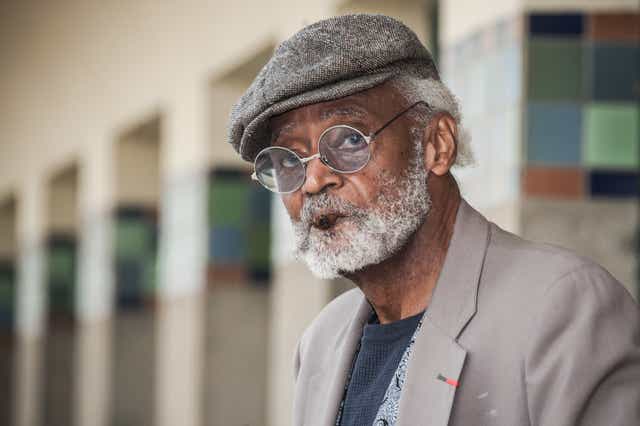 <p>File: Melvin van Peebles at the 38th Deauville American Film Festival in 2012</p>