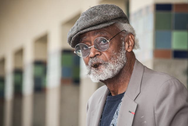<p>File: Melvin van Peebles at the 38th Deauville American Film Festival in 2012</p>