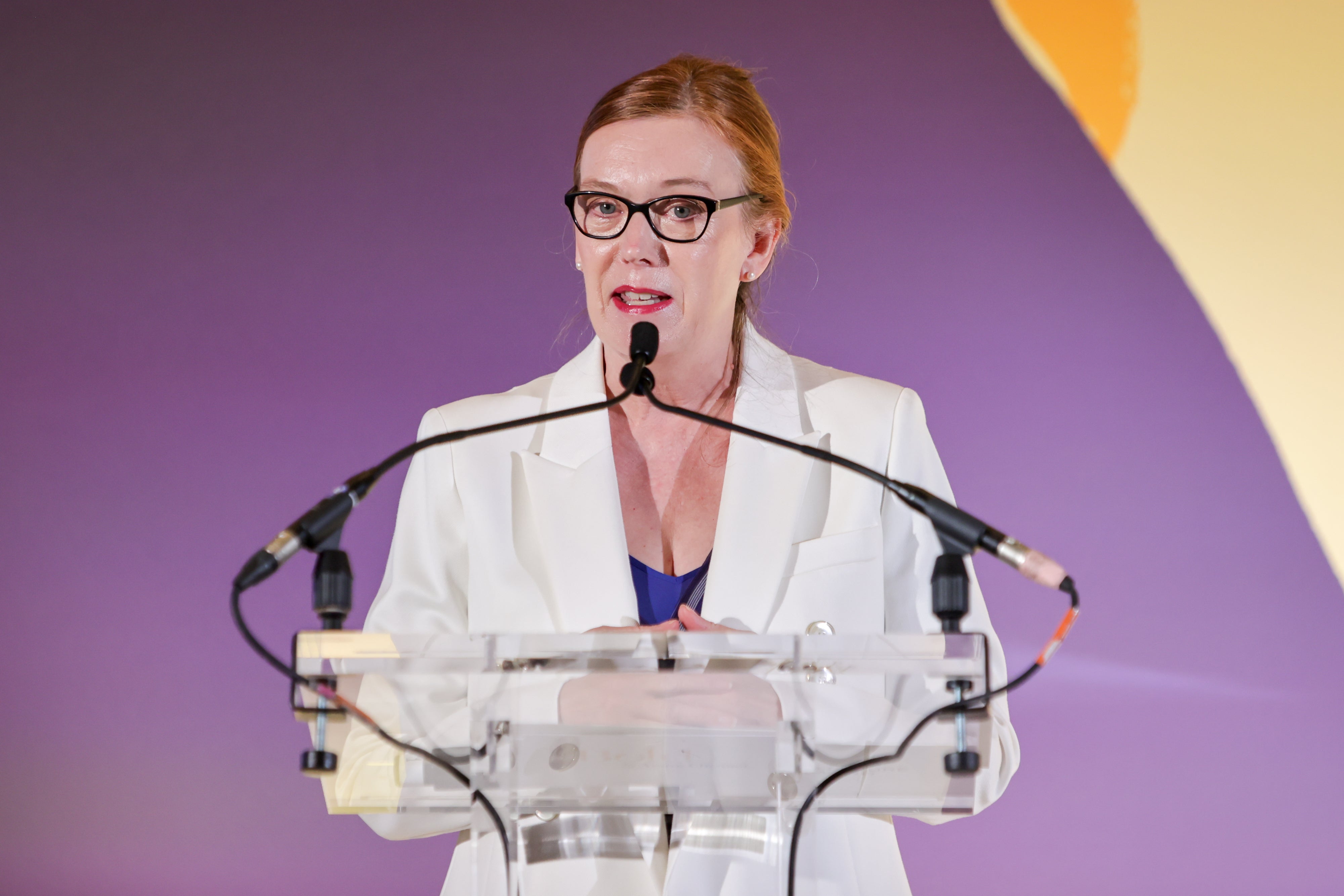 Professor Dame Sarah Gilbert attends the the Veuve Clicquot Bold Woman of the Year Award 2021
