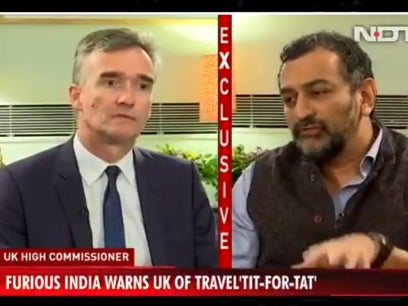 <p>Alex Ellis, the British high commissioner to India, tells an Indian news channel that neither the Covishield vaccine nor the country’s centralised certification portal are issues for the UK</p>