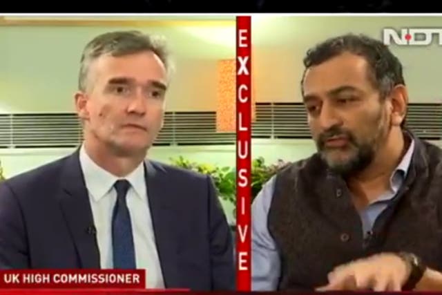 <p>Alex Ellis, the British high commissioner to India, tells an Indian news channel that neither the Covishield vaccine nor the country’s centralised certification portal are issues for the UK</p>