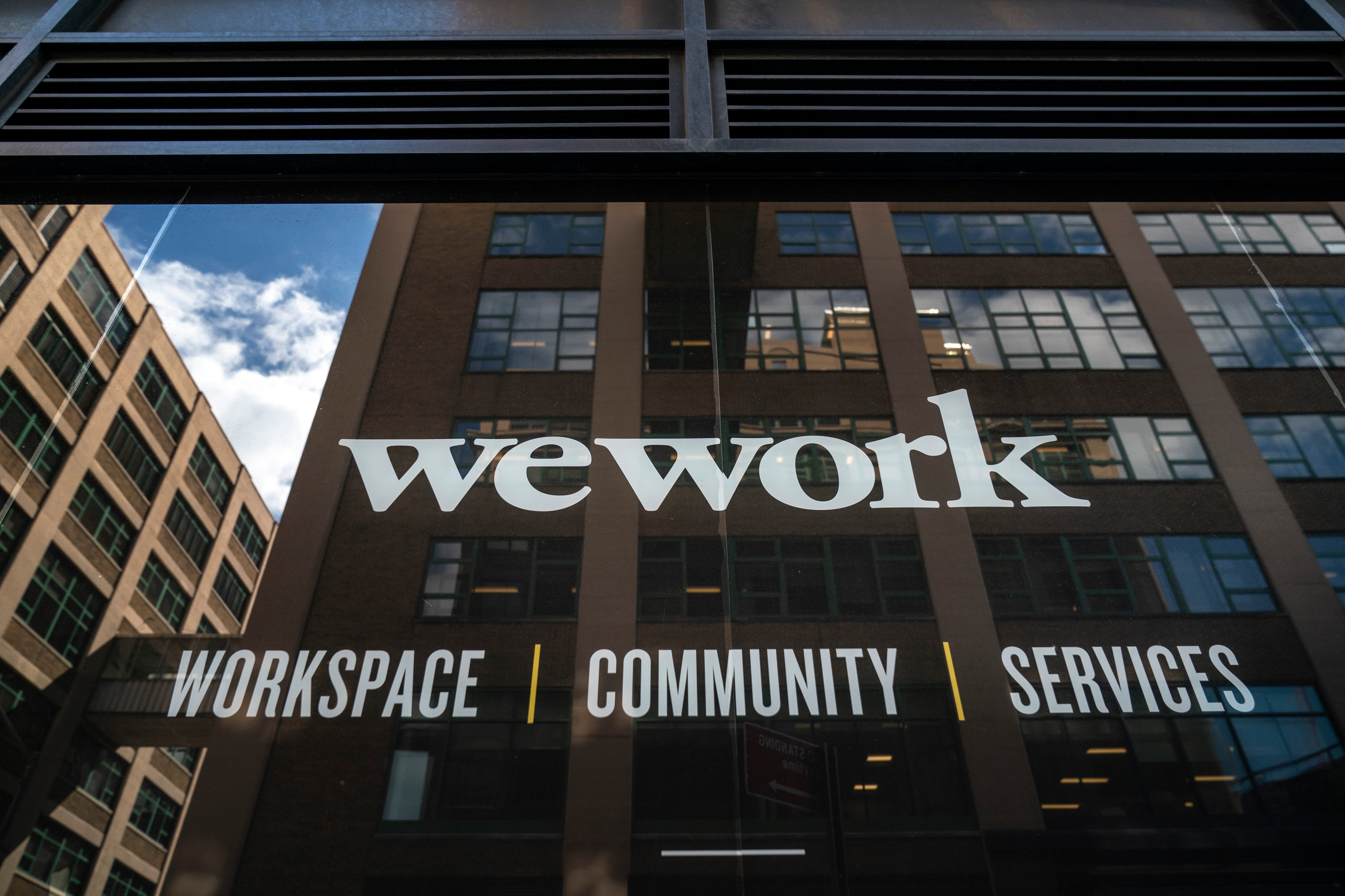 A WeWork office space in the DUMBO neighbourhood of Brooklyn, New York City
