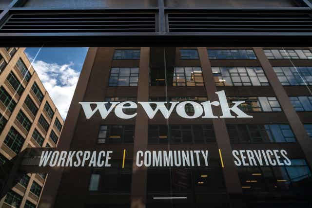 <p>A WeWork office space in the DUMBO neighbourhood of  Brooklyn, New York City</p>