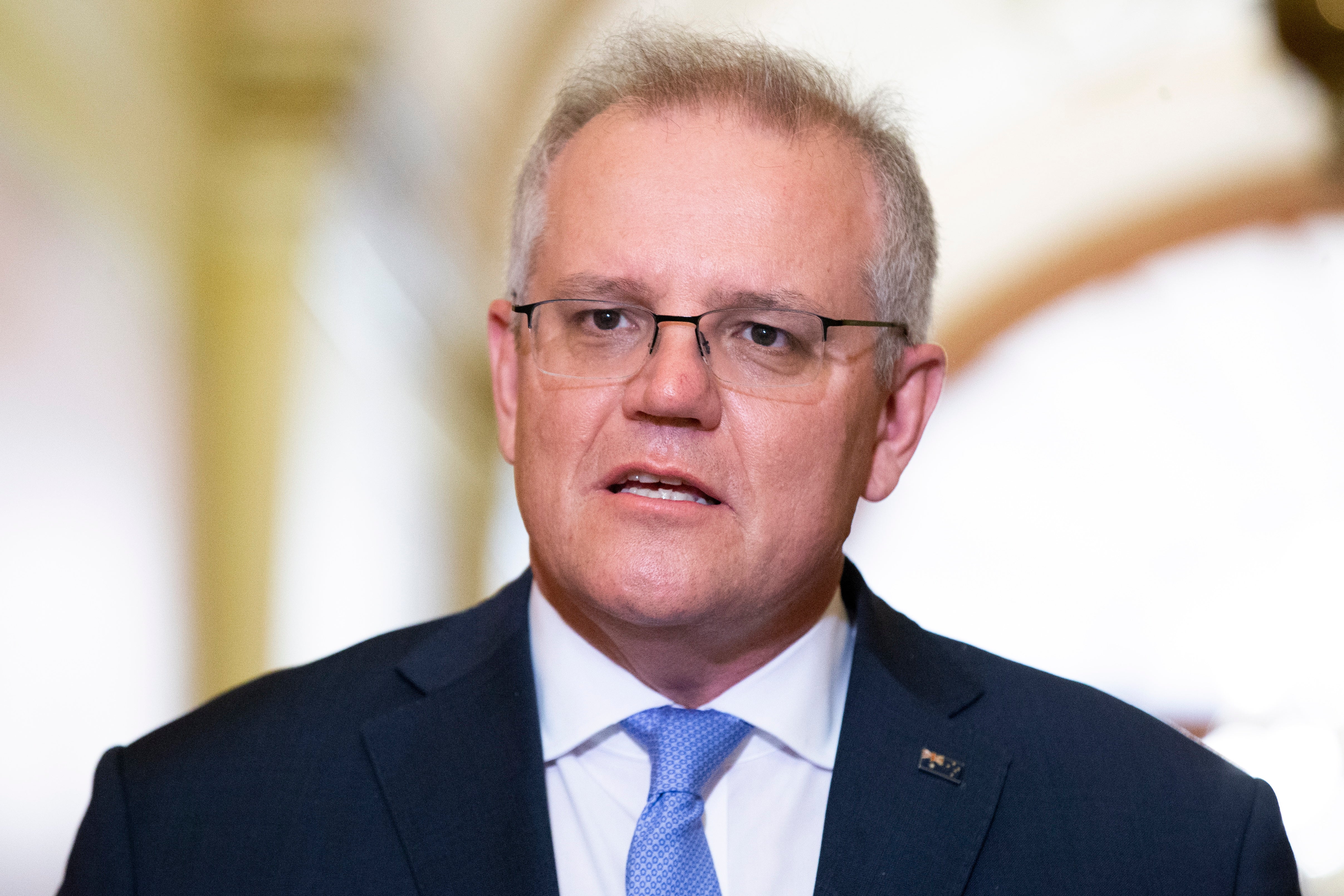 File image: Scott Morrison says he would rather focus on the Covid situation in Australia