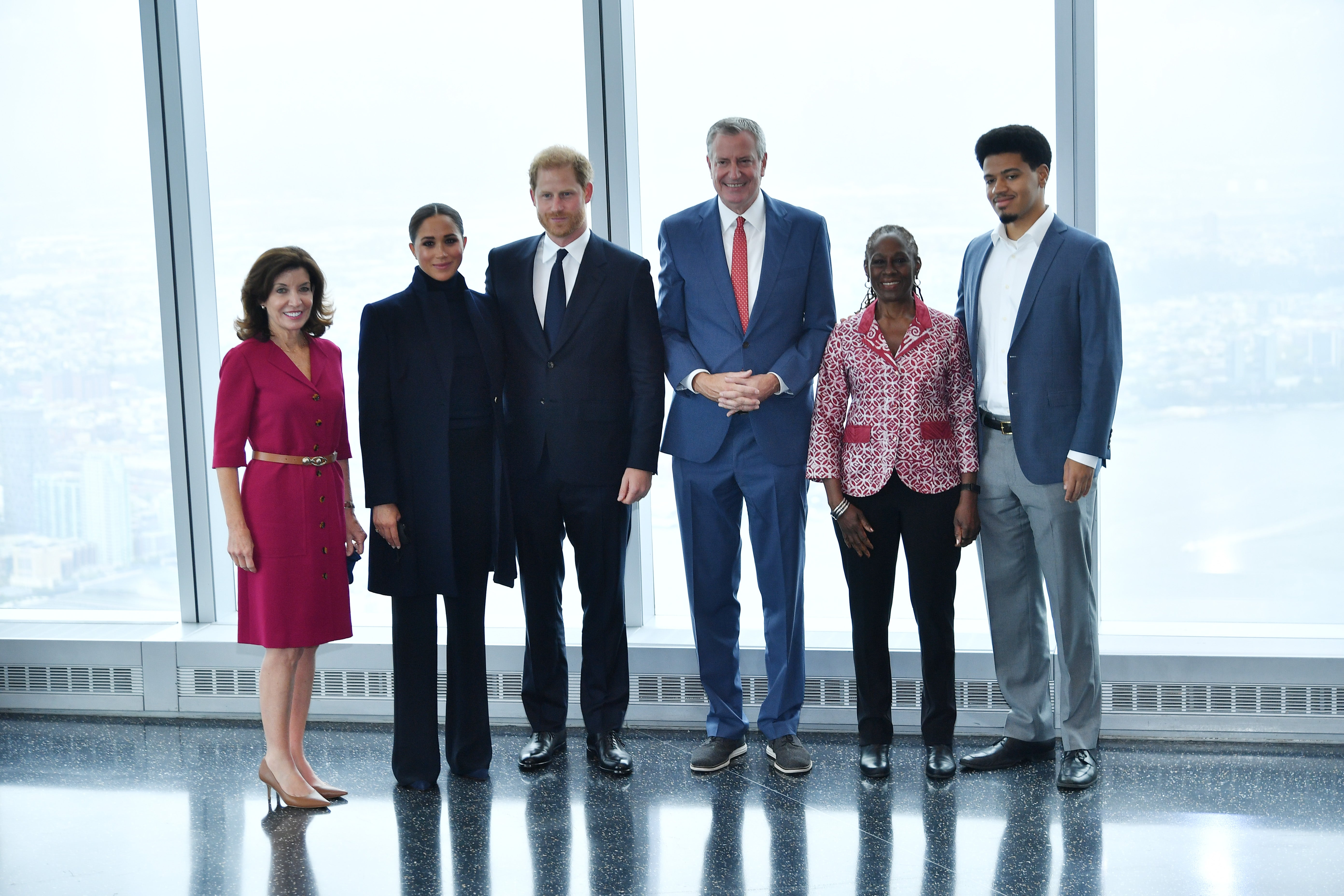 Harry and Meghan are in New York for an event on Saturday.