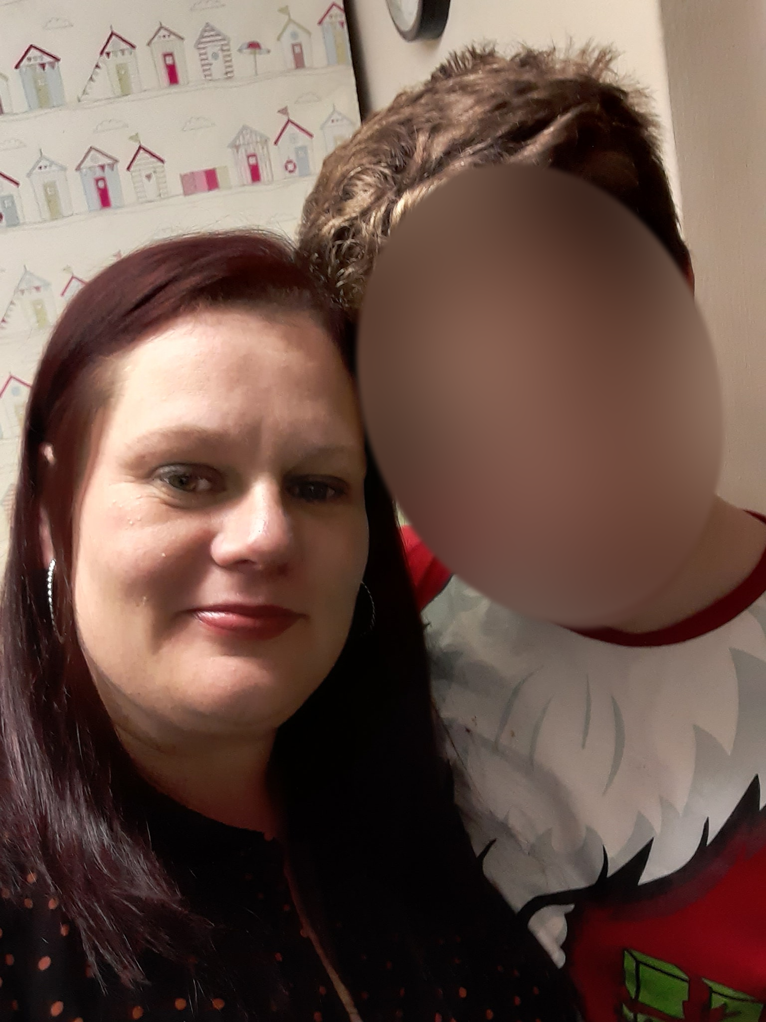 Kerry Purvis, pictured with her son, says the universal credit cut ‘fills [her] with dread’