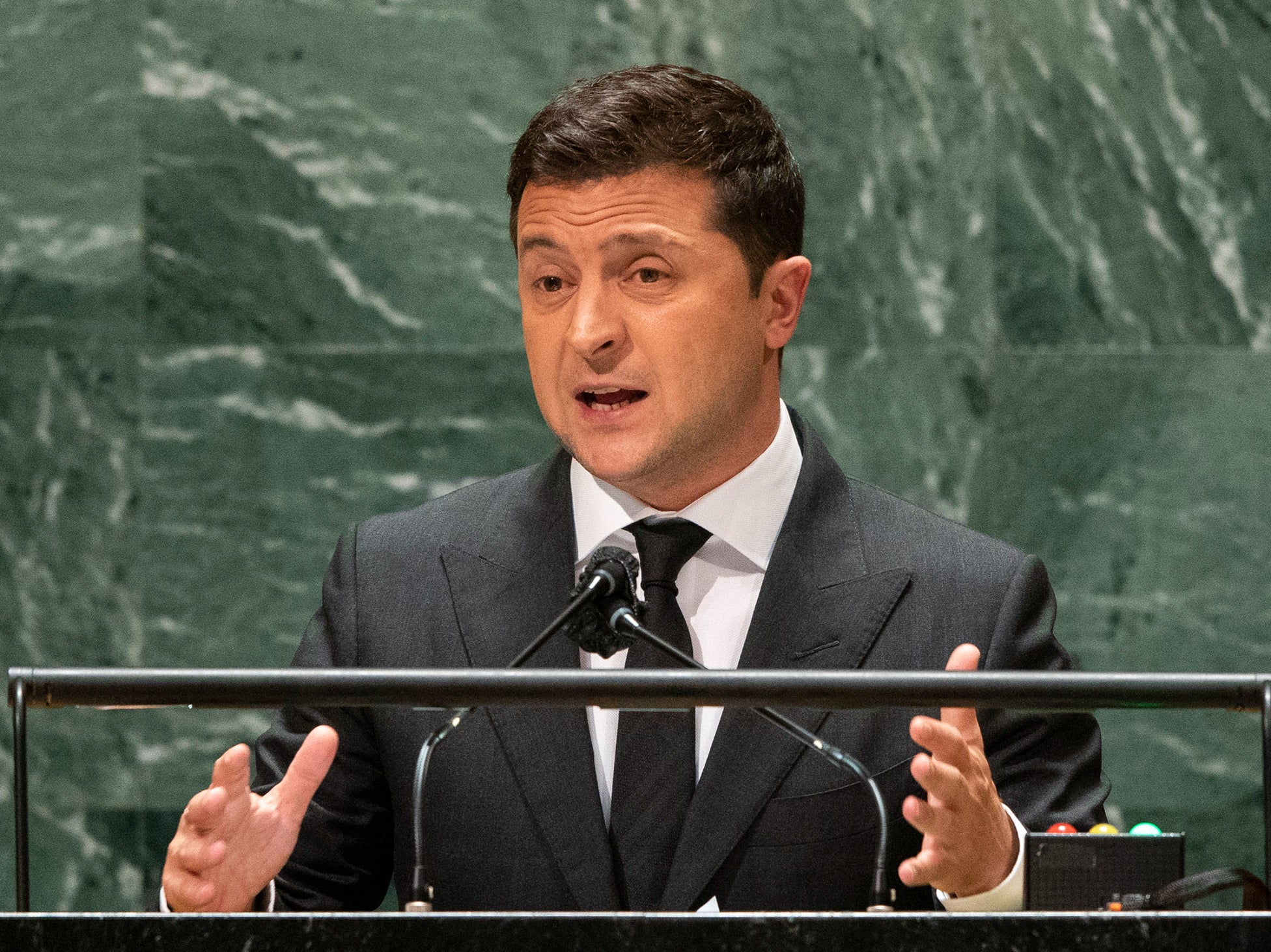 Zelenskiy addresses the 76th Session of the UN General Assembly in New York City this week