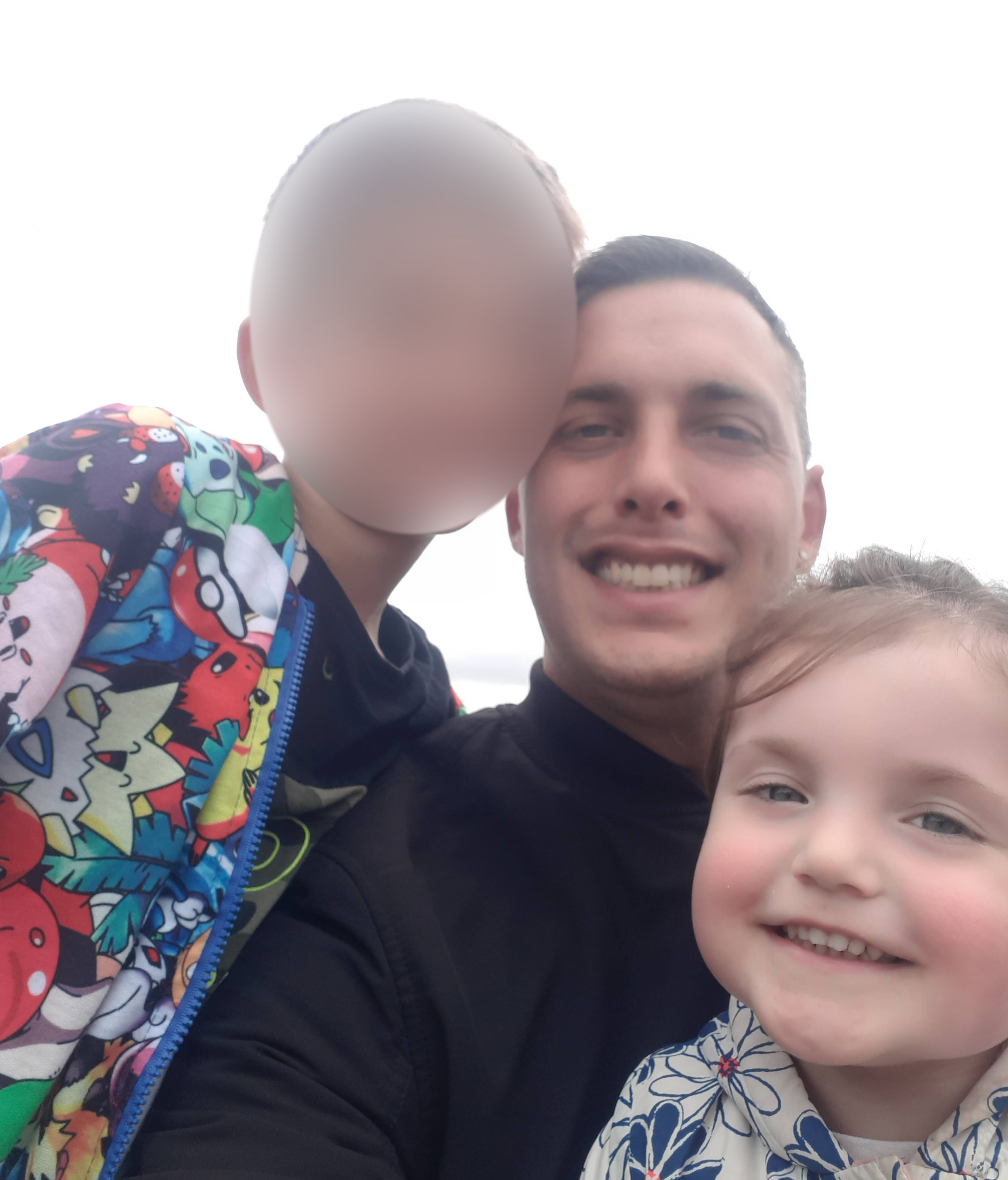 Anthony Lyman, pictured with his two children, aged nine and four, has already has to rely on support from charity Christians Against Poverty