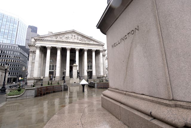 Bank of England base rate day failed to excite the markets (Ian West / PA)