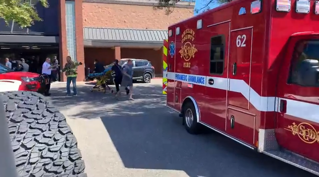 <p>The scene of the shooting in Tennessee</p>