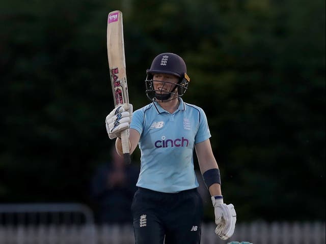 Heather Knight’s century guided England Women to victory (Simon Marper/PA)