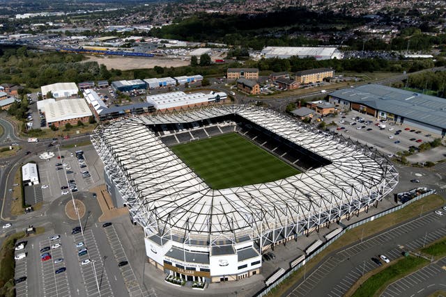 Administrators at Derby have put the club’s survival chances at 95 per cent (Joe Giddens/PA)
