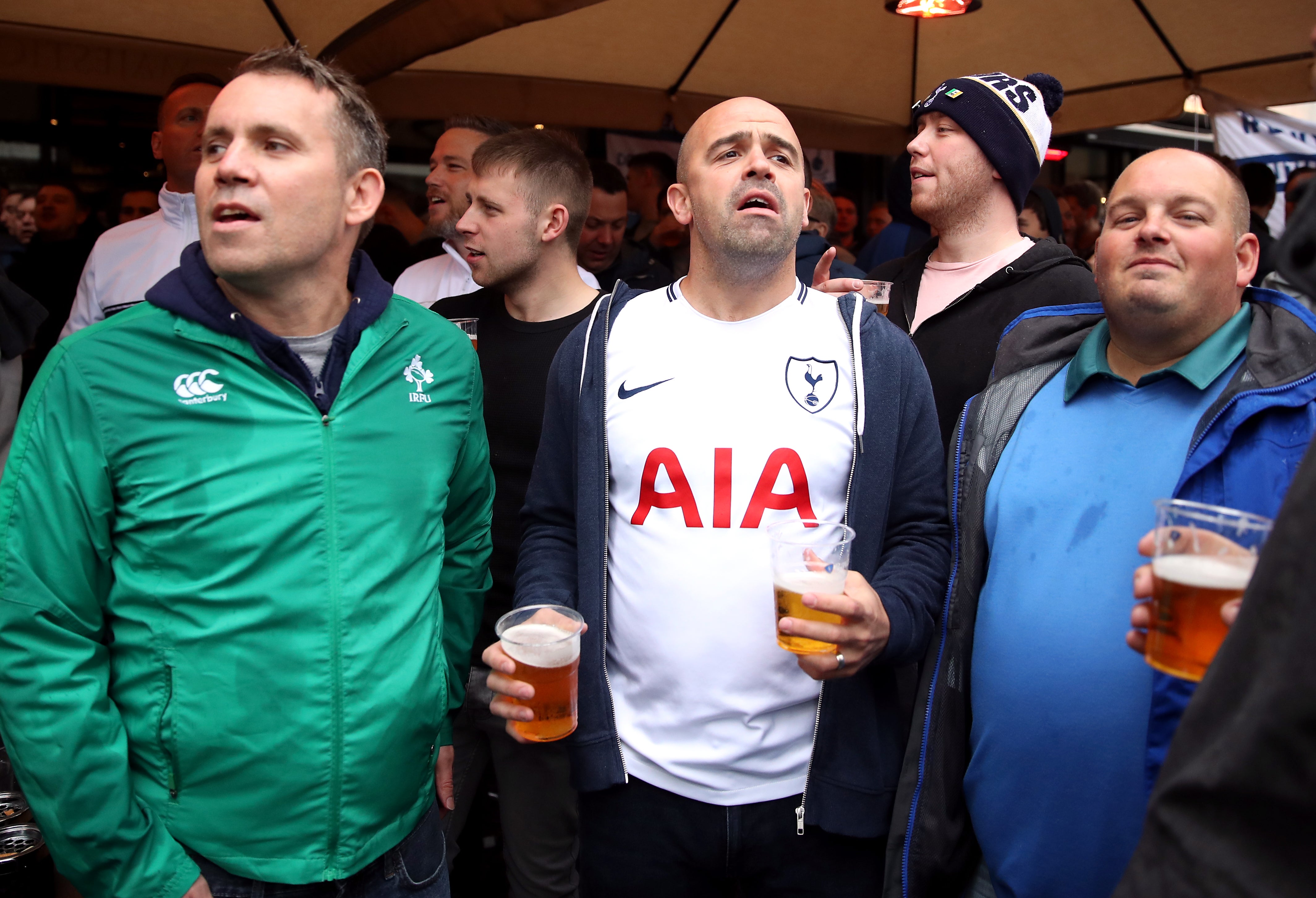 Football fans could be allowed to drink at matches if the recommendations of a fan-led review are accepted (Adam Davy/PA)