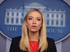 Kayleigh McEnany ridiculed for accusing Biden of holding up Ukraine aid after infamous Trump call