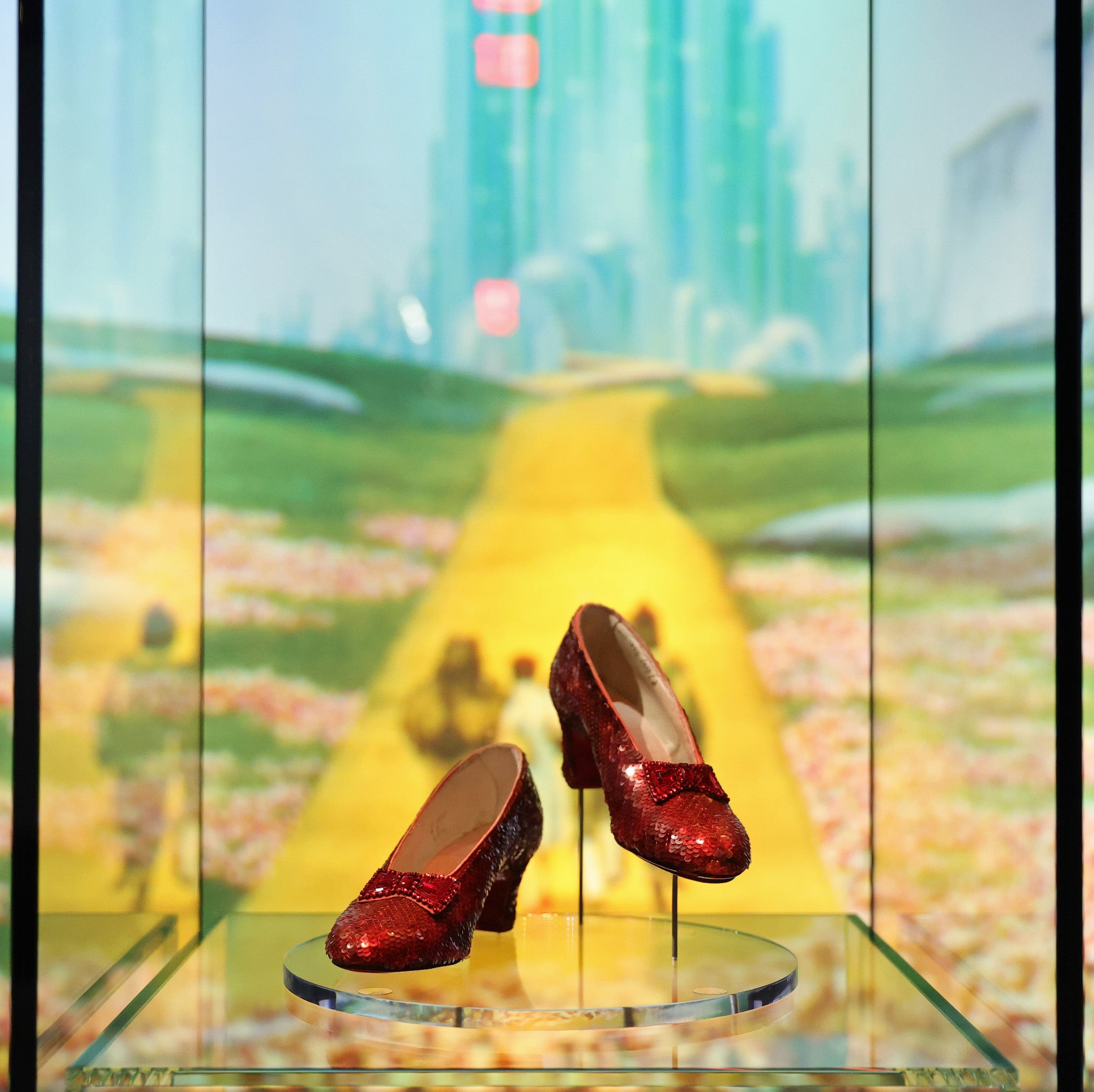 The museum delivers plenty of big-hitting props and artefacts, including the ruby slippers worn by Judy Garland as Dorothy in The Wizard of Oz