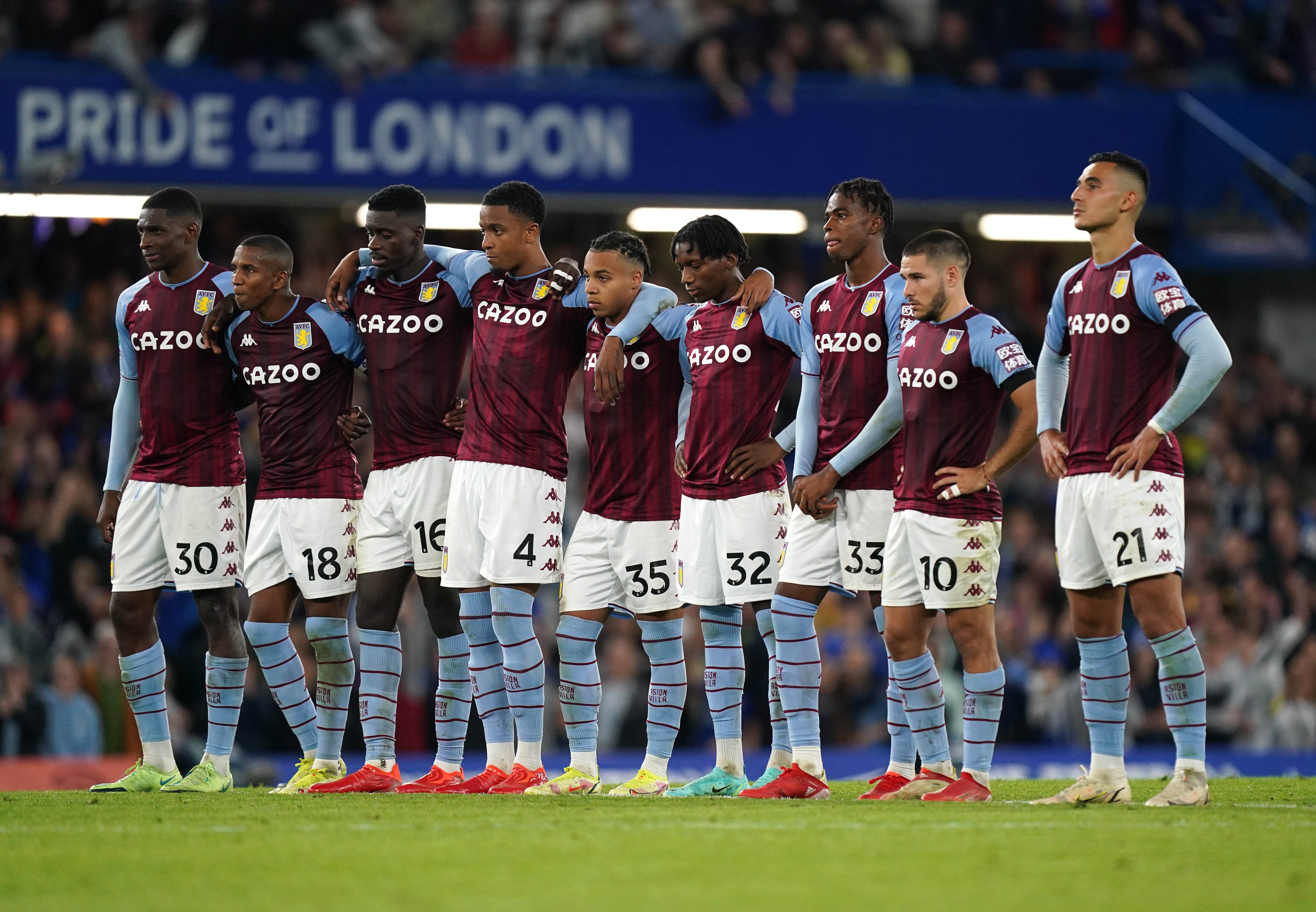 Aston Villa go to Manchester United on Saturday (Mike Egerton/PA)