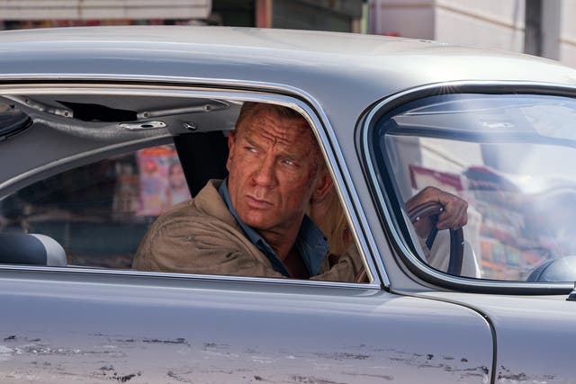 <p>Daniel Craig drives through Italy in a scene from his final Bond film, ‘No Time to Die'</p>