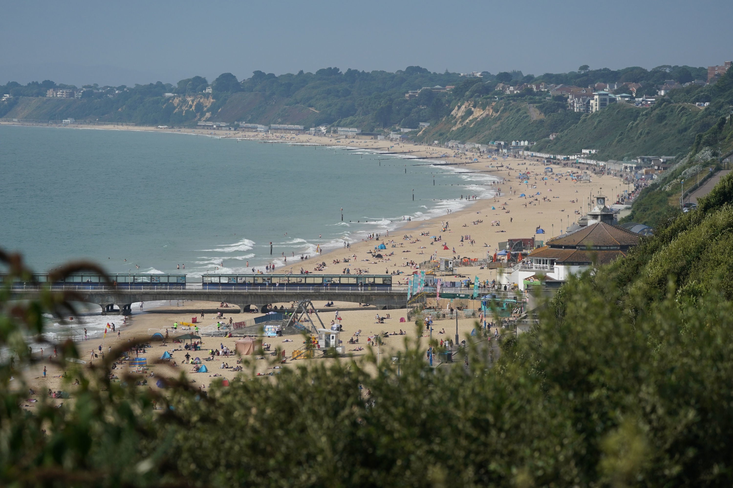 The alleged attack took place on a Sunday afternoon in the sea at Bournemouth beach