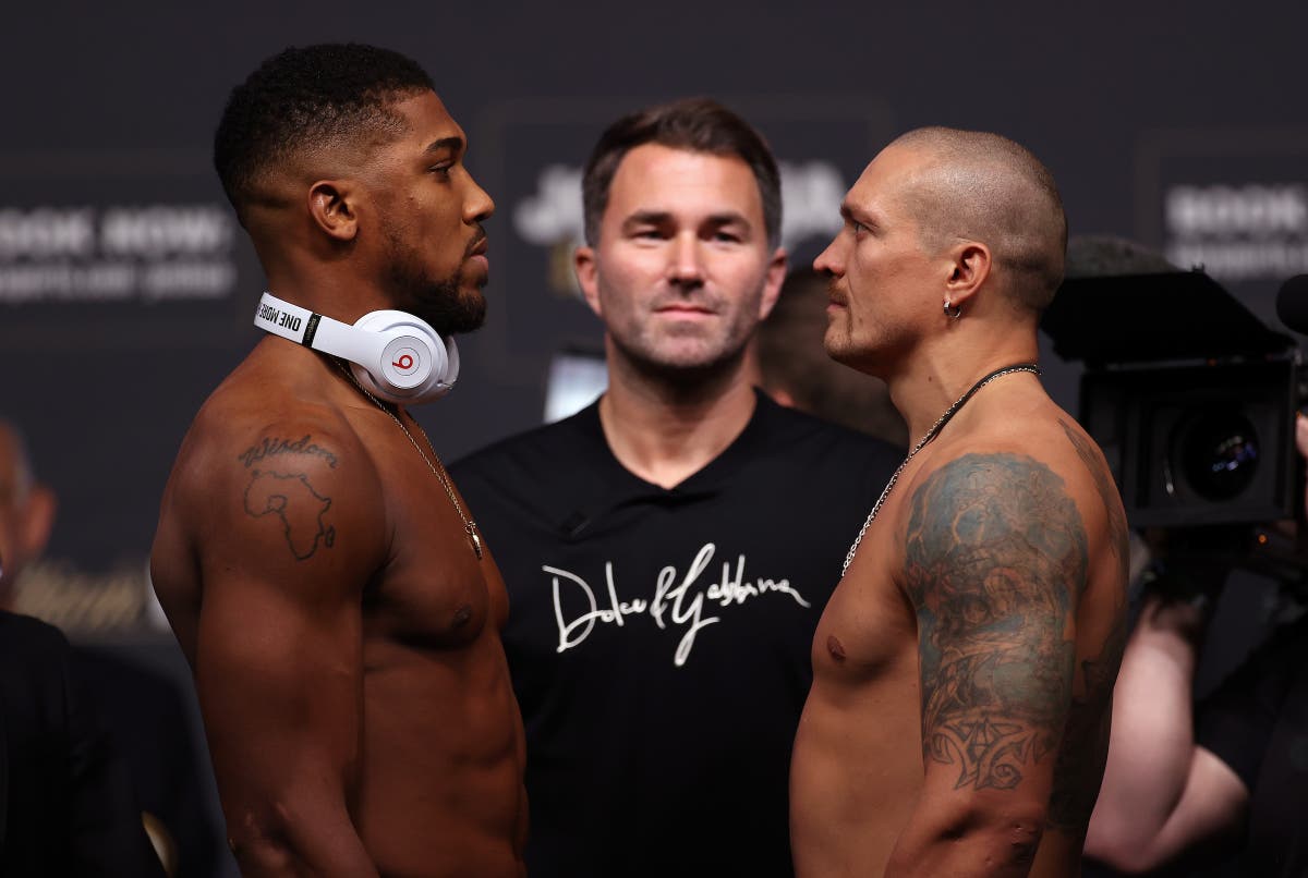Anthony Joshua vs Usyk LIVE: Stream, latest updates, UK start time and how to watch online