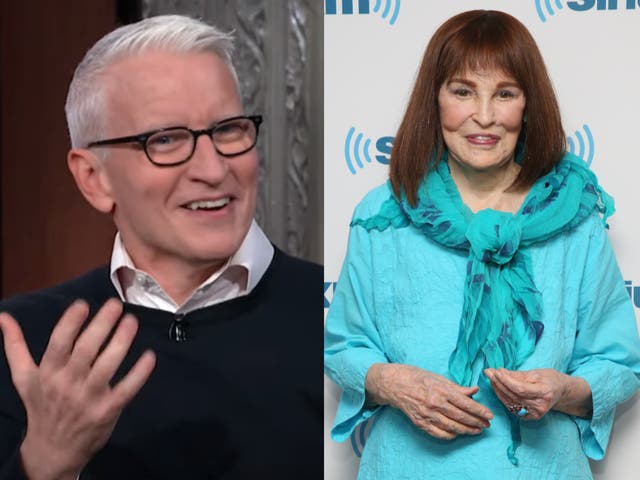 Anderson Cooper (izquierda) y Gloria Vanderbilt (derecha)