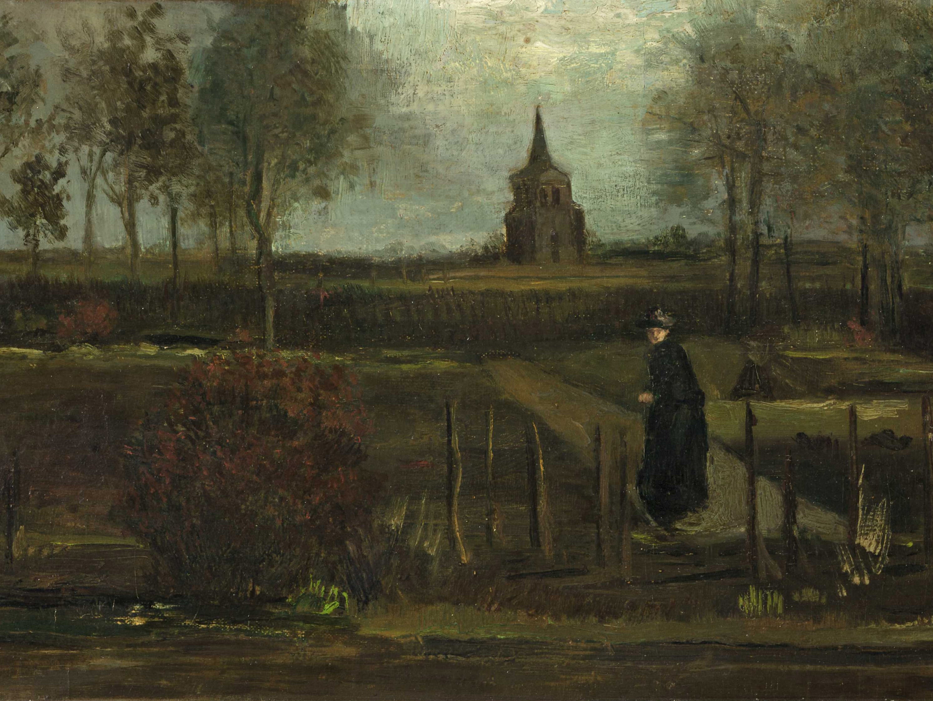 The Parsonage Garden at Neunen in Spring 1884 has not been recovered after it was stolen from the Singer Larsen museum
