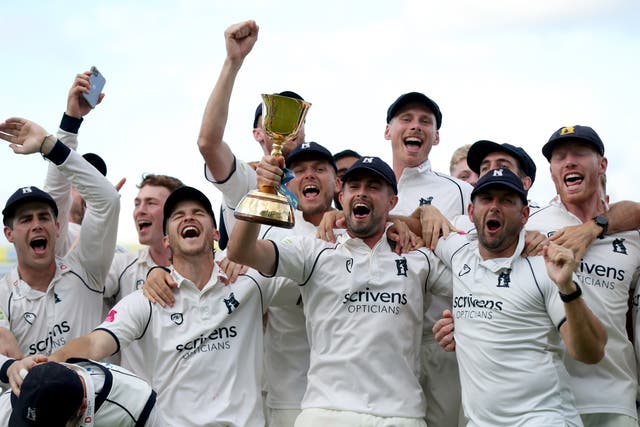 Warwickshire clinched the County Championship title (Bradley Collyer/PA)