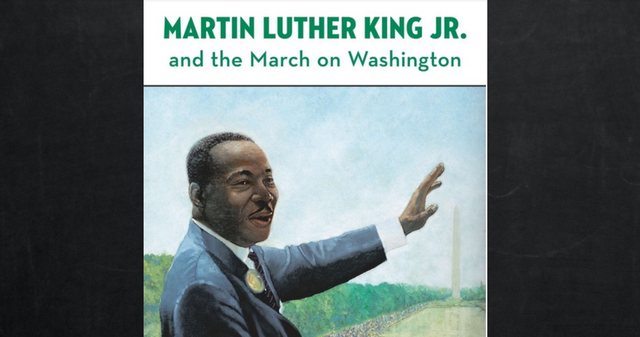 <p>A book about Martin Luther King criticised by the activists </p>