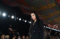Dua Lipa makes runway debut at Versace show during Milan Fashion Week