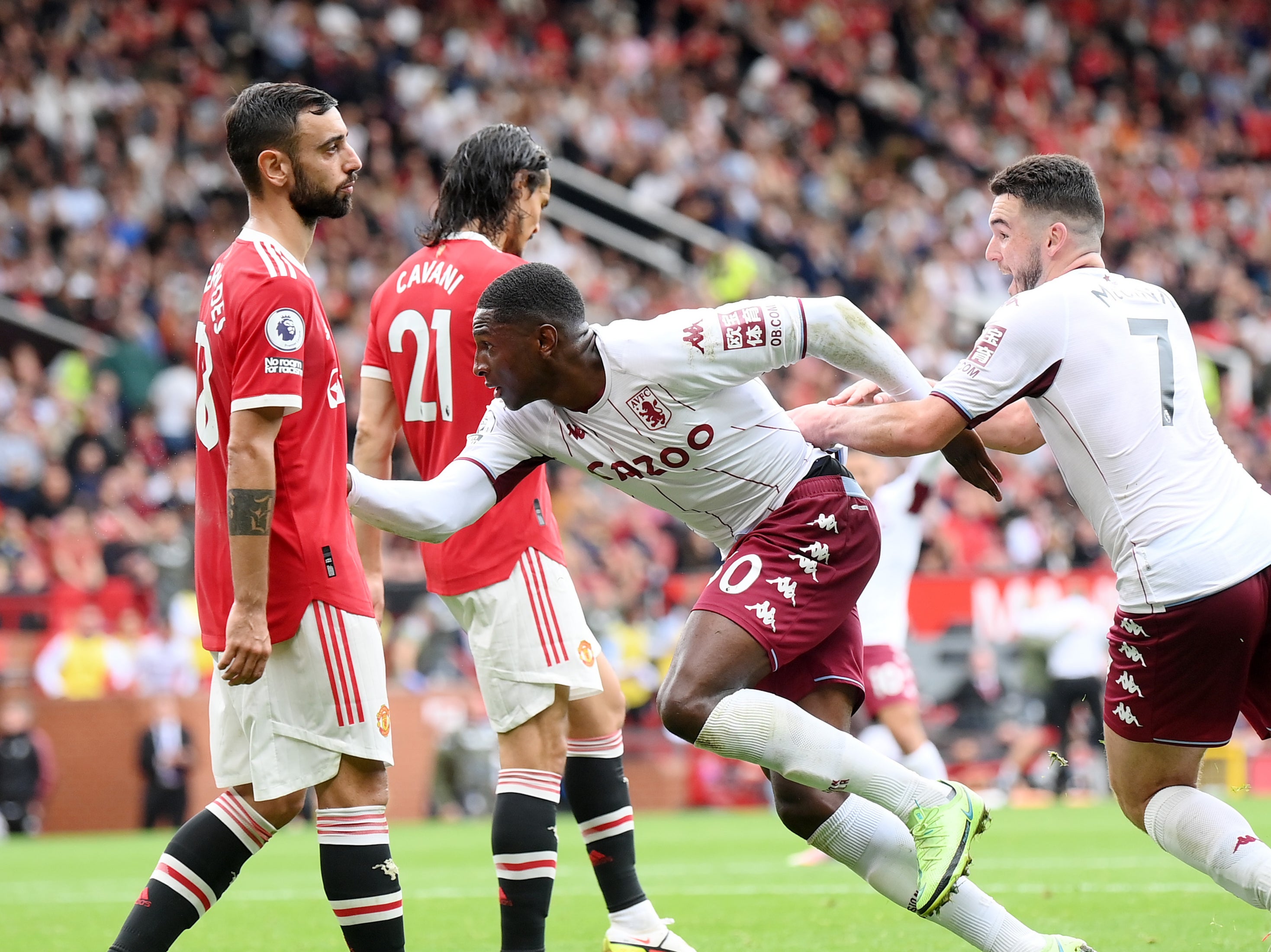 <p>Kortney Hause’s 88th-minute header won the game for Aston Villa </p>