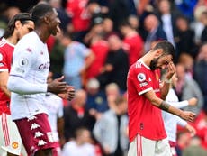 Manchester United boss Ole Gunnar Solskjaer condemns Aston Villa players’ behaviour before penalty miss